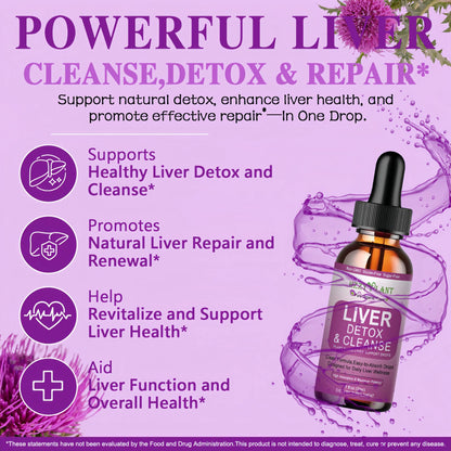 Liver Cleanse Detox & Repair Drops - Liquid Liver Support Tincture with Milk Thistle, Dandelion, Artichoke, TUDCA, NAC, Chanca Piedra - 15-in-1 Advanced Liver Detox Health Supplement - Vegan, Non-GMO HZZYPLANT buy supplements Au