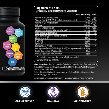 BIOACTIVE LABS Fertility Supplements Prostate Health Supplements Mens Health Bundle BIOACTIVE LABS