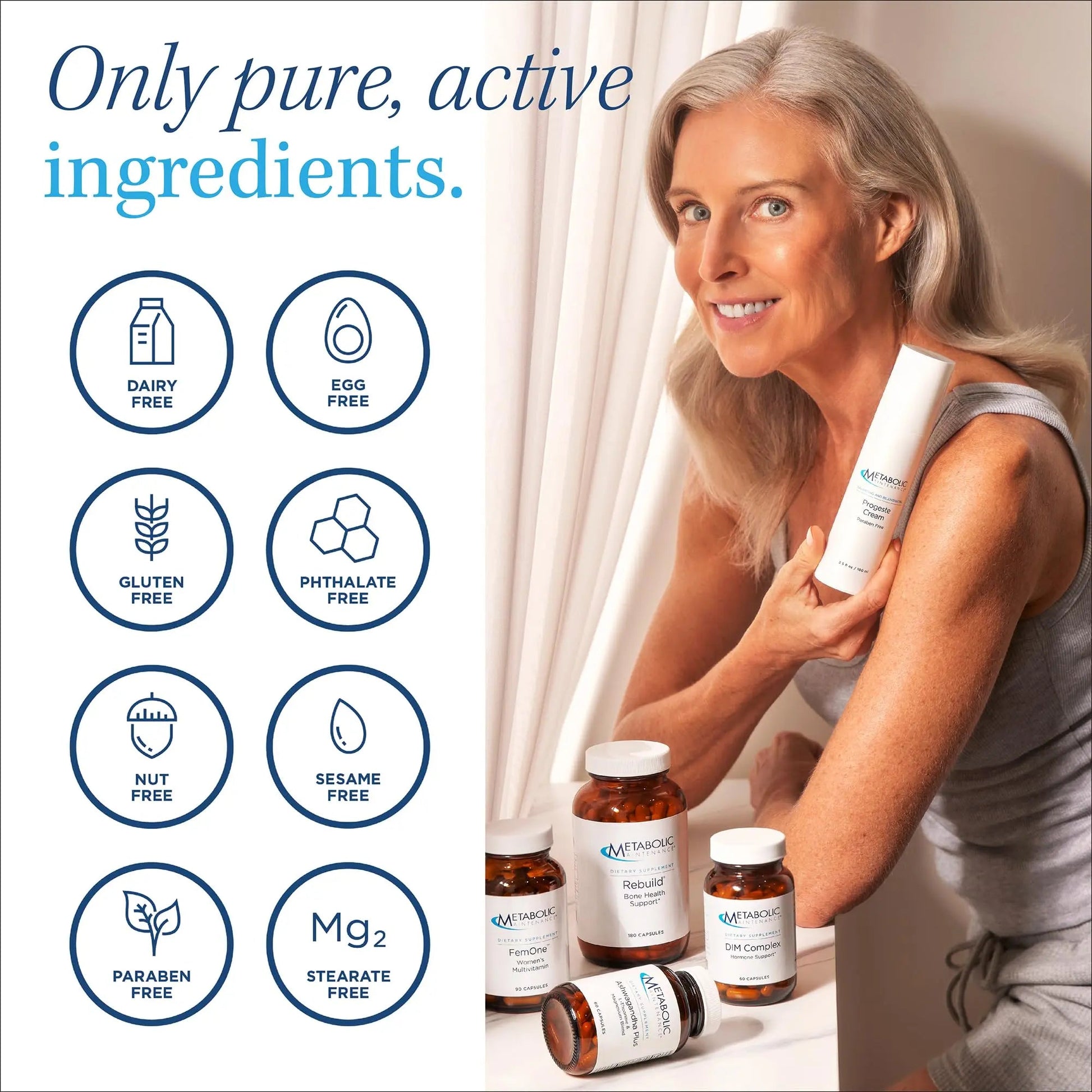 Metabolic Maintenance FemOne - Women's Multivitamin with Bioavailable Iron, Active Folate, B12, Antioxidants, Vitamin D + Biotin Metabolic Maintenance