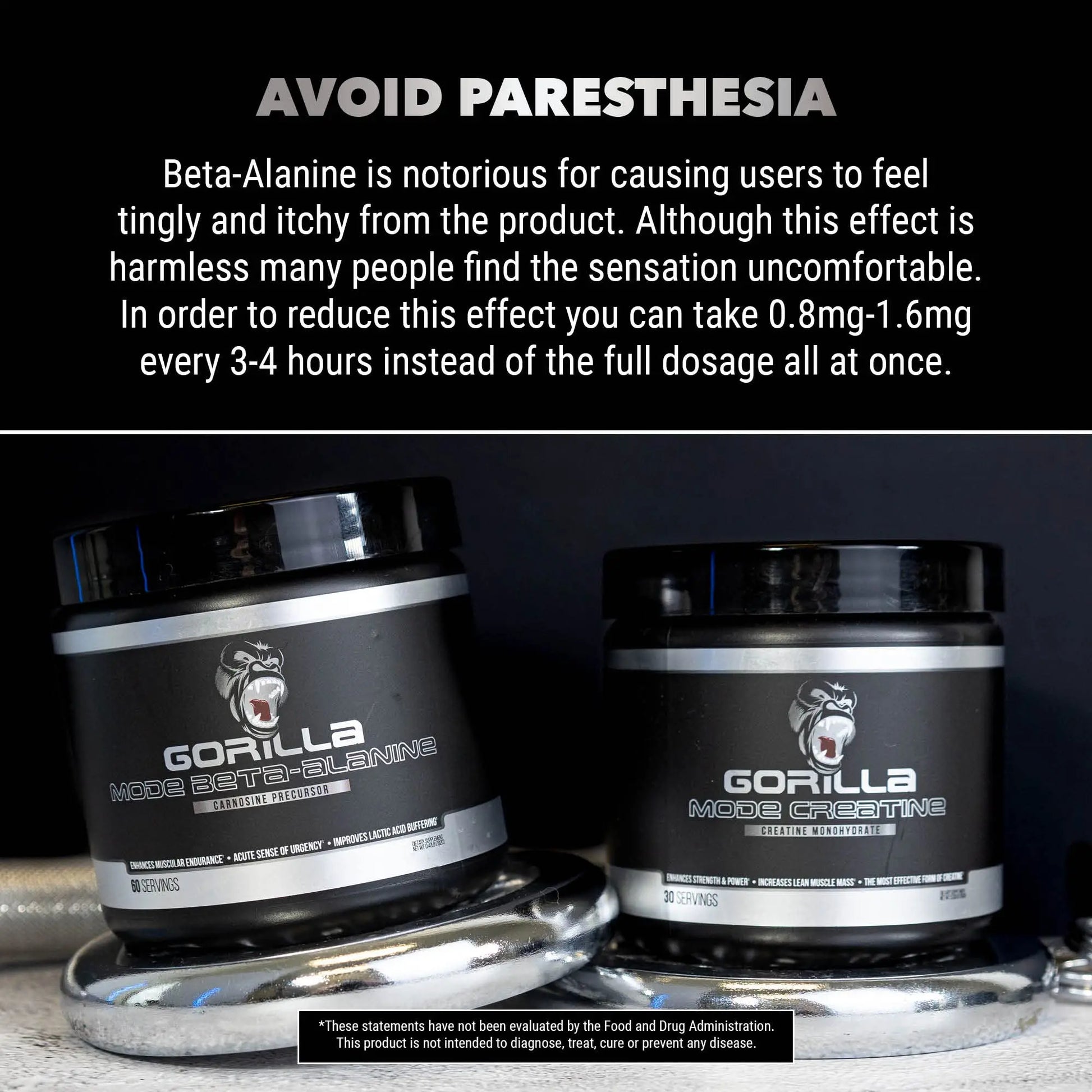 Gorilla Mode Beta-Alanine – Carnosine Precursor/Enhanced Muscular Endurance Gorilla Mind