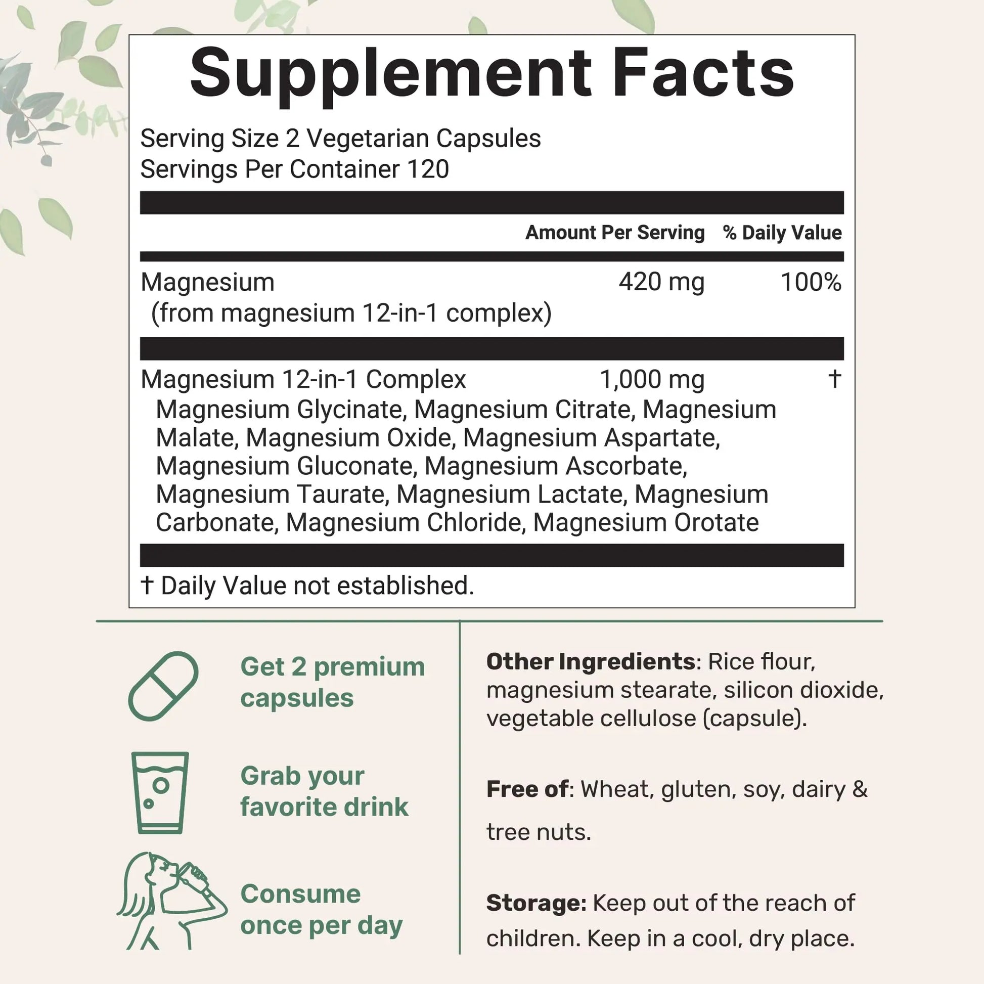 Micro Ingredients 12‑in‑1 Magnesium Complex 1000 mg, 240 Capsules – Magnesium Glycinate, Citrate, Taurate, Malate & More – High Absorption Formula for Men & Women – Chelated & Purified Micro Ingredients buy supplements Au