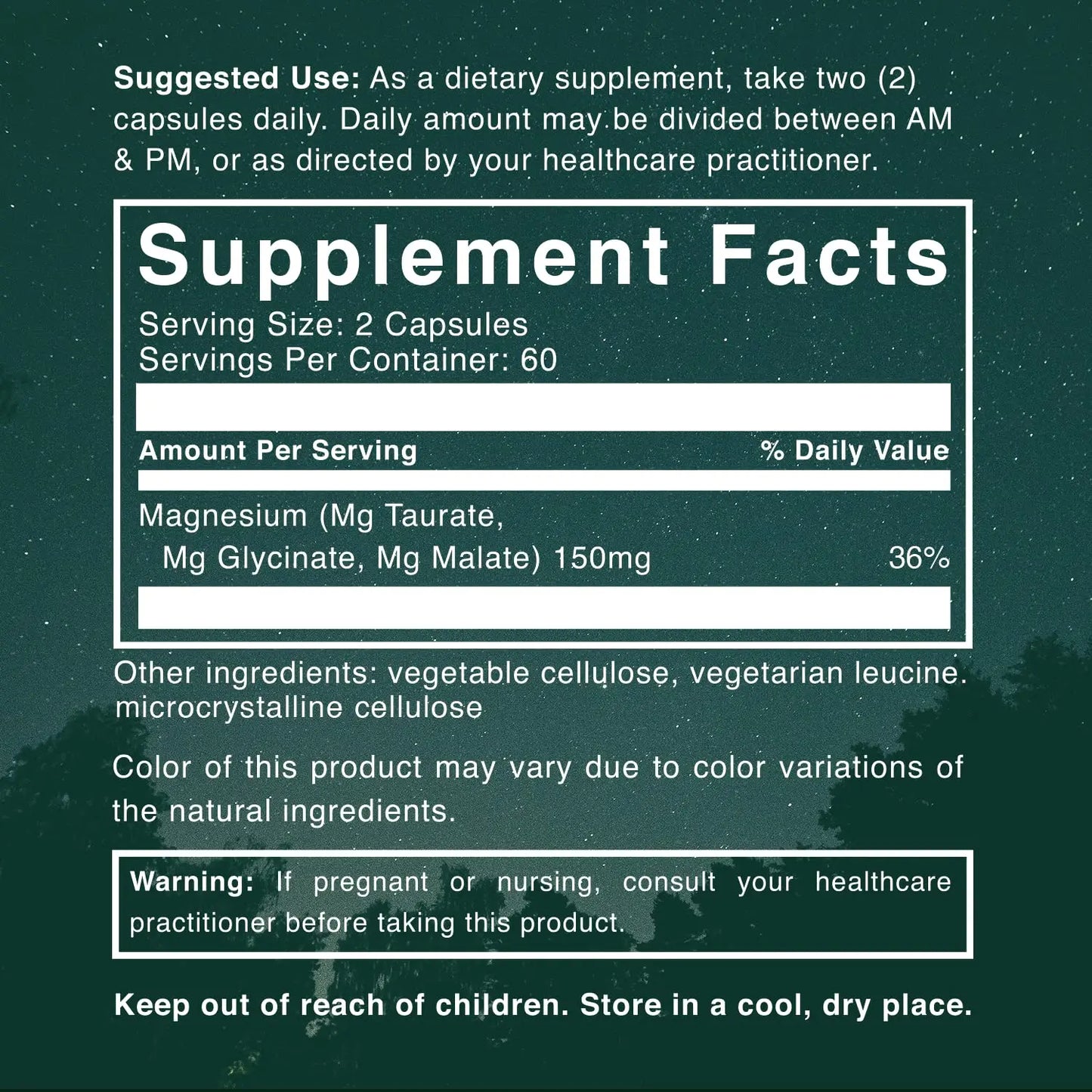 Natural Rhythm Triple Calm Magnesium Complex - 120 Capsules, Chelated Magnesium Glycinate, Taurate & Malate, High Absorption Supplement for Sleep, Stress, Muscle & Heart Support, Non-GMO, Vegan Natural Rhythm buy supplements Au