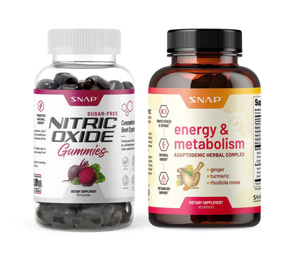 Snap Supplements Nitric Oxide Gummies and Energy Capsules Snap Supplements