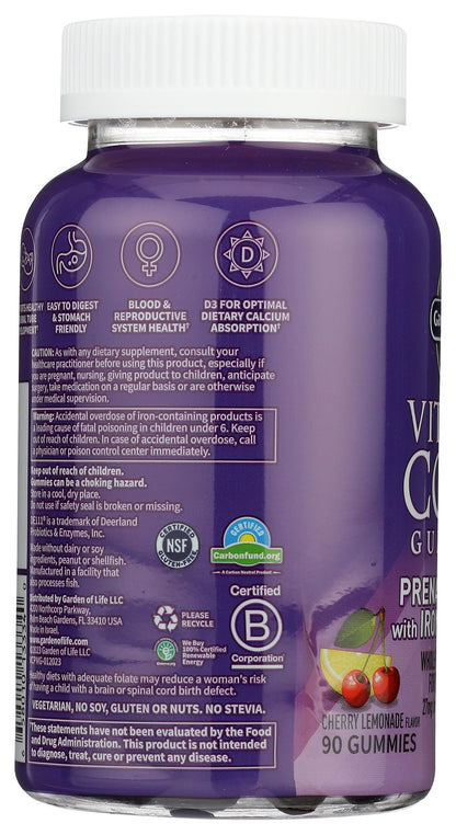 Garden Of Life Vitamin Code Prenatal Multi Gummies, 90 CT Garden of Life