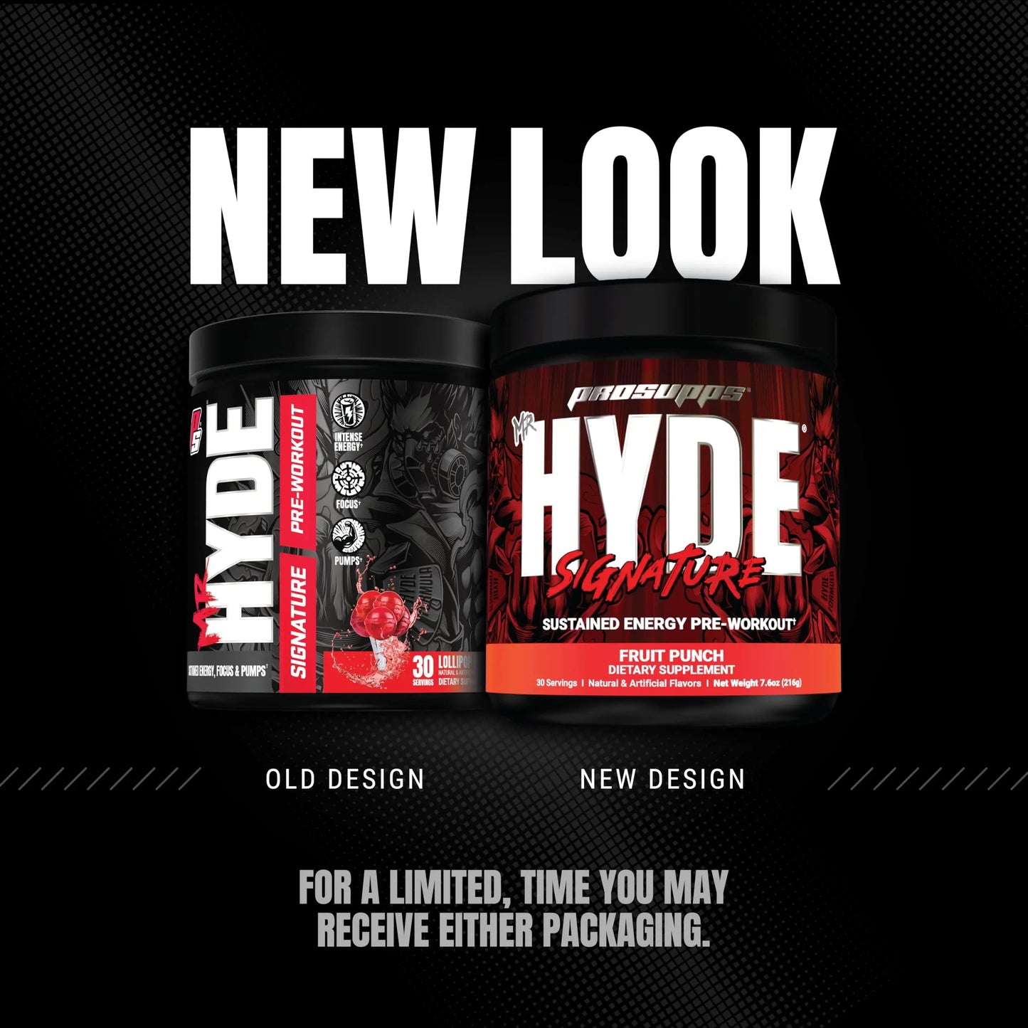 PROSUPPS Mr. Hyde Signature Series Pre-Workout Energy Drink – Intense Sustained Energy PROSUPPS