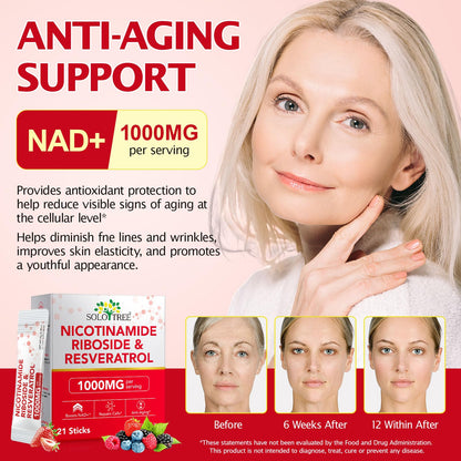 bnHUlMXw NAD Liquid Supplement,1000mg Premium Nicotinamide Riboside & Resveratrol,NAD+ Berry Flavor Drink Mix for Skin Aging Support,Boosts Cellular Energy – NAD Supplements for Men & Women,30 Packs bnHUlMXwBuy Supplements Australia