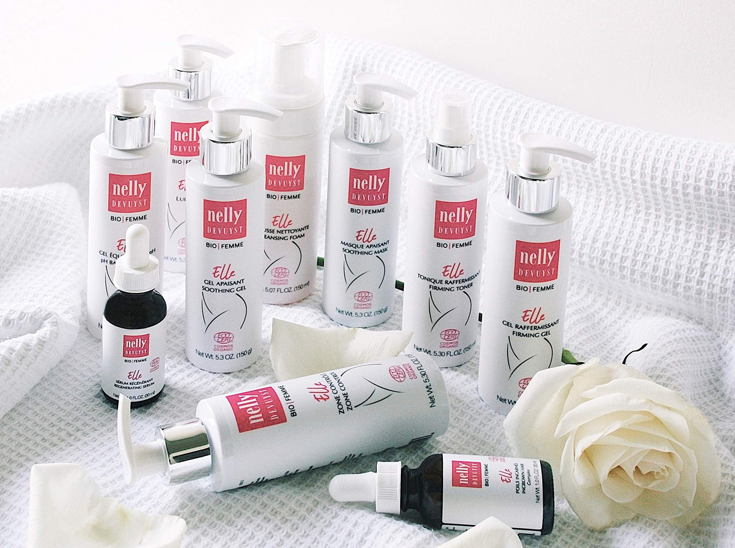 100% Organic Intimate Feminine Hygiene with Aloe Vera. Targets Vaginal Yeast Problems. Vegan Nelly De Vuyst Bio Femme Elle Intimate Feminine Hygiene