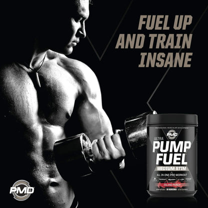 PMD Sports Ultra Pump Fuel - Pre Workout - Island Punch (30 Servings) Sports Omega PMD