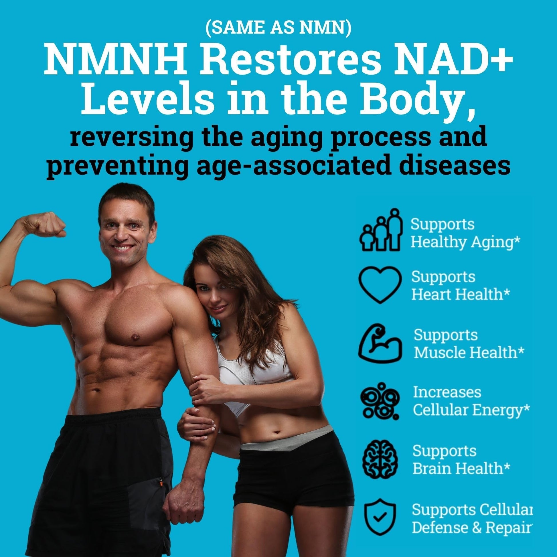 NMNH Supplement 250MG Pure Dihydro-Nicotinamide Mononucleotide (NMN Supplement Alternative with Bioperine® For 3X The Bioavailability) NAD Supplement to Boost NAD+ Levels For Anti-Aging & Energy Black ForestBuy Supplements Australia