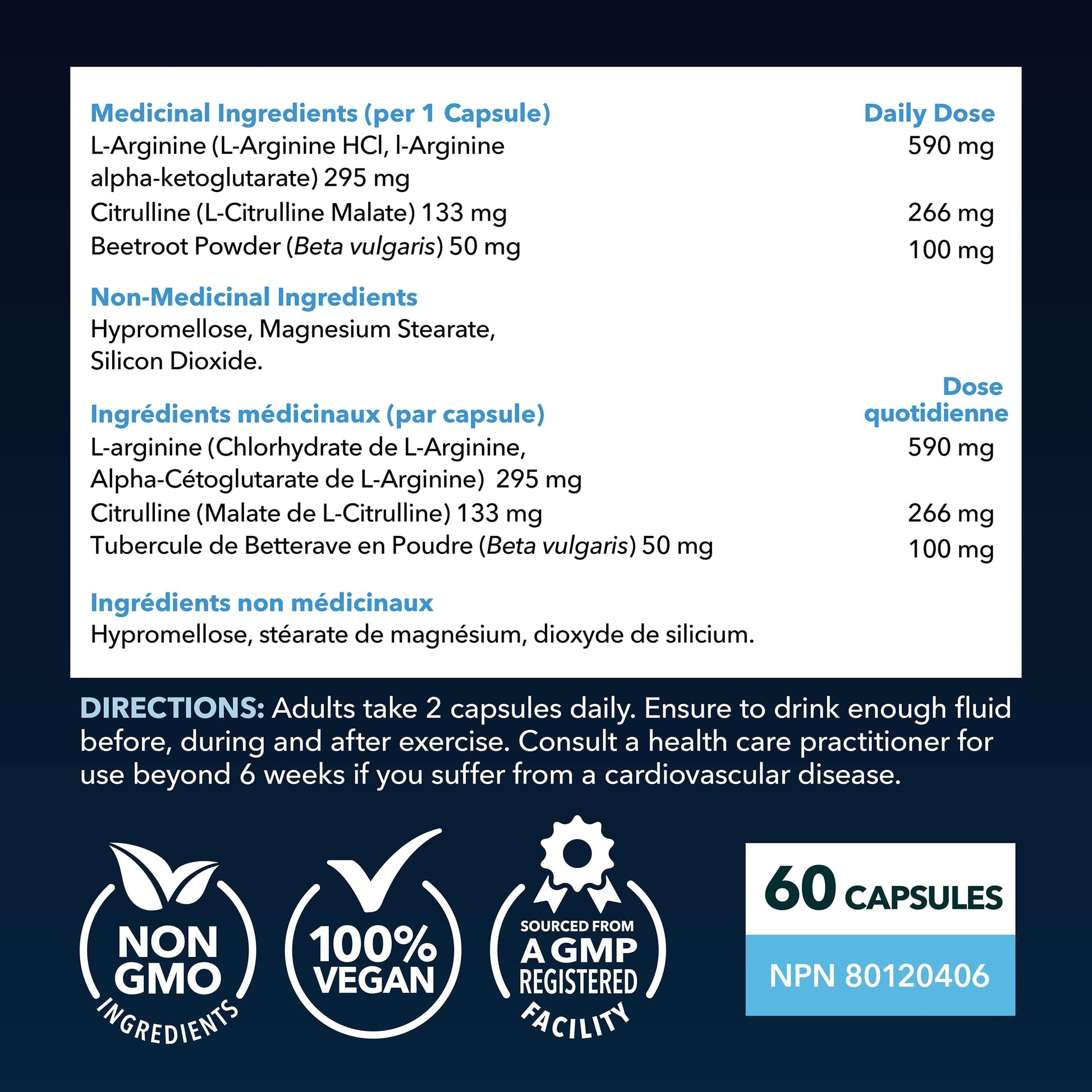 Extra Strength L Arginine - 1200mg Nitric Oxide Supplement for Muscle