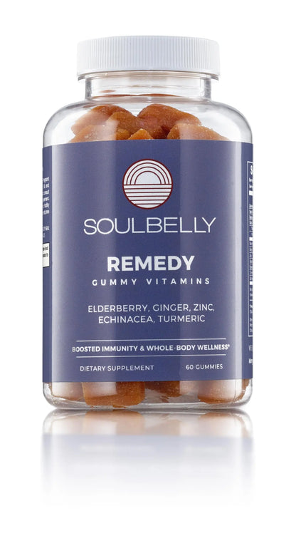 SOULBELLY Super Immunity | Remedy Vitamin Gummies for Immune Support | Vegan | Gluten-Free | Non-GMO | 60 Count SOULBELLY buy supplements Au