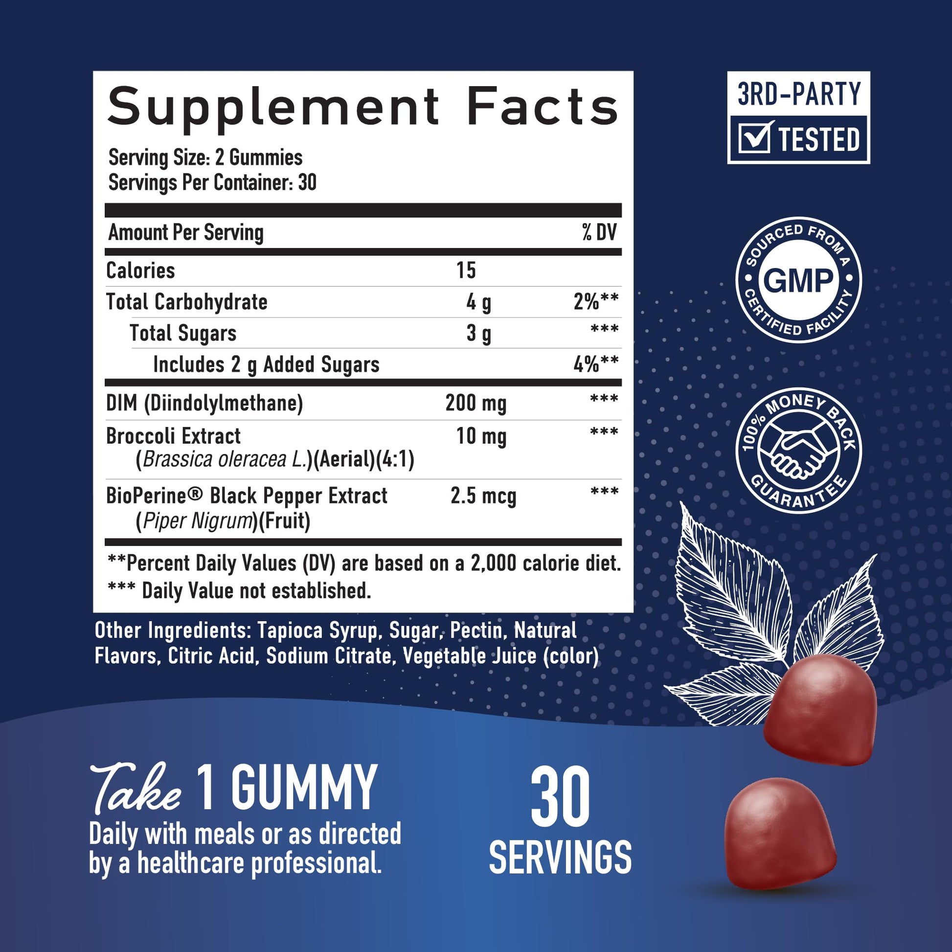 DIM Gummies | 200mg | Hormone Balance Gummies for PMS, Menopause, Hormonal Acne & More SMNutrition