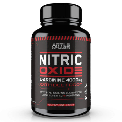 Nitric Oxide Supplement Booster Complex L Arginine 4000mg,L Citrulline, AAKG,Beet Root ANTLS Supplements