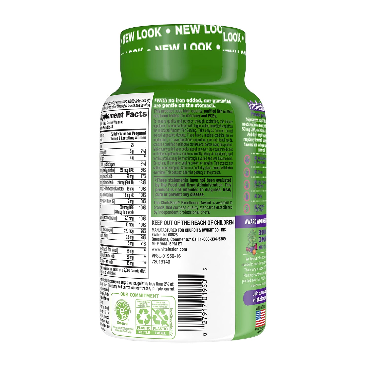 Vitafusion Prenatal, Gummy Vitamins, 90ct, 3 Pack Vitafusion