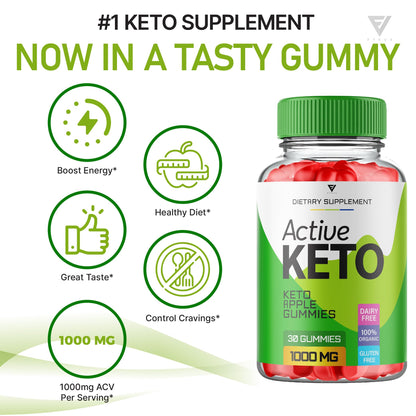 (2 Pack) Active Keto Gummies for Weight Loss Active Keto ACV Gummies Advanced Fyvus