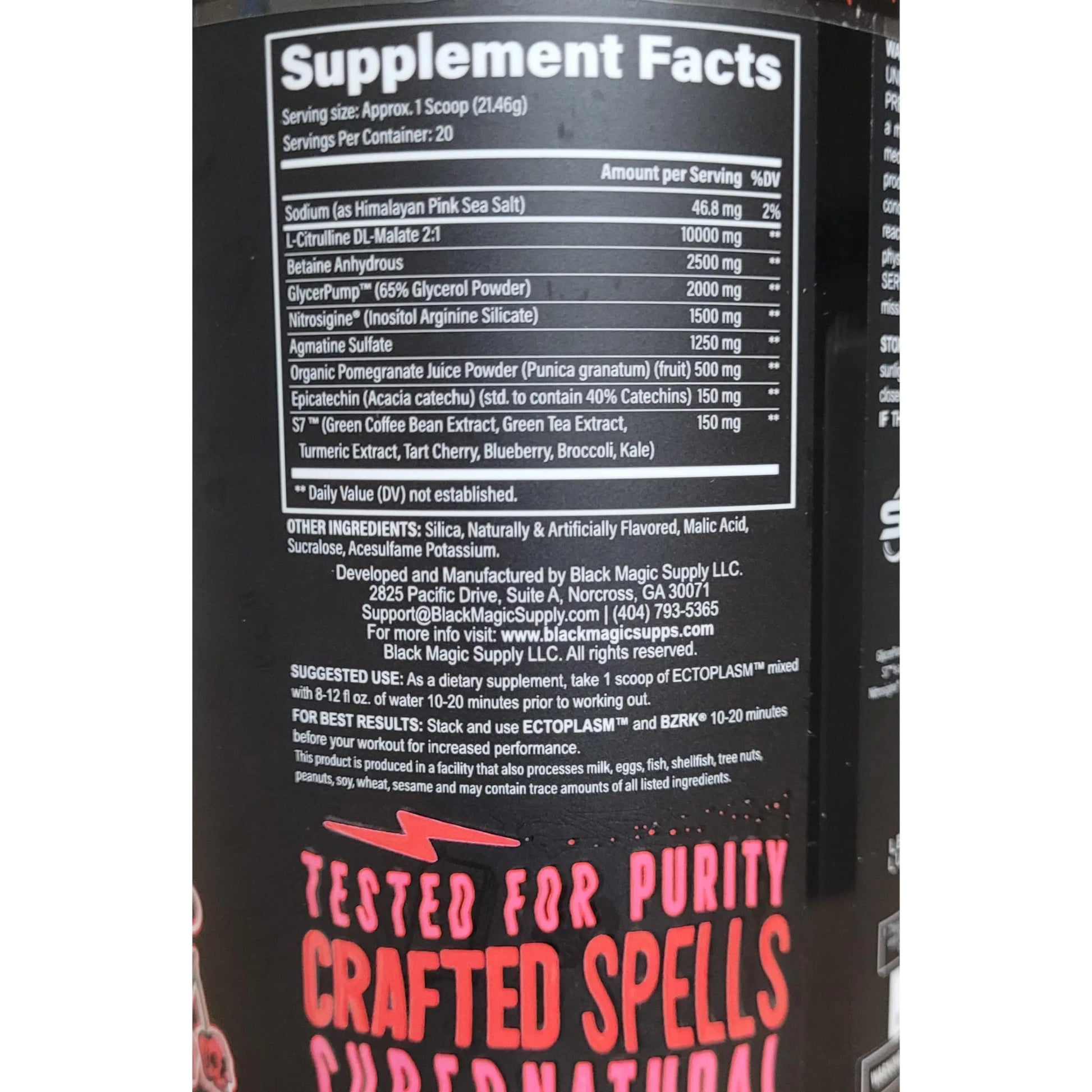 Black Magic Supply Ecto Plasm Voodoo - Rabid Berry- Non-Stimulant Pump Igniter Black Magic Supply