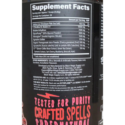 Black Magic Supply Ecto Plasm Voodoo - Rabid Berry- Non-Stimulant Pump Igniter Black Magic Supply