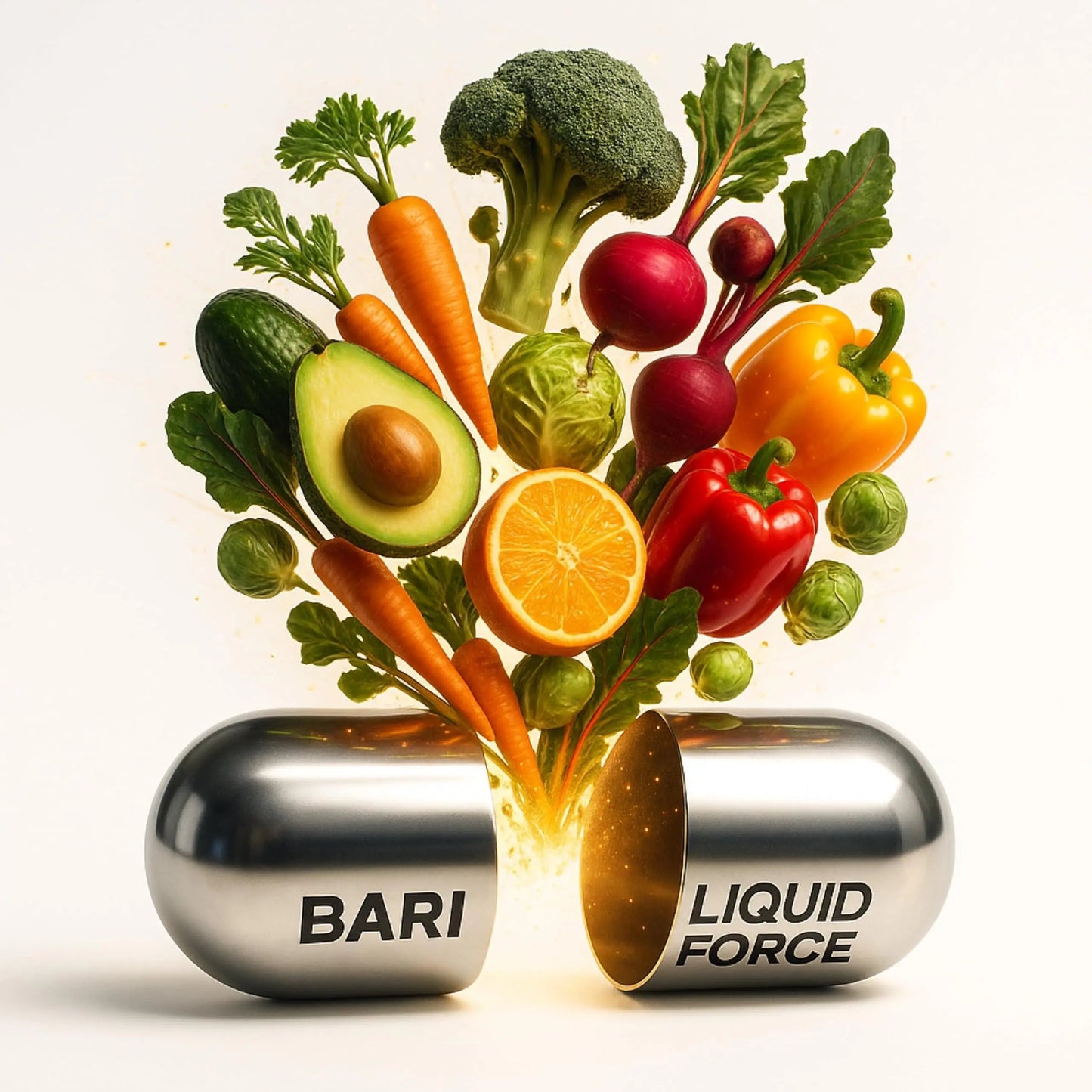 Bariatric Multivitamin with Iron – 2 Softgels Daily, Liquid-Filled Rapid-Absorption Softgels for Gastric Sleeve & Bypass Patients – Bari Liquid Force Universal Body Labs