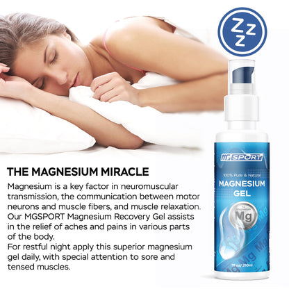 High Absorption Zinc and Magnesium Bundle for Muscle Recovery - Zinc Supplement and Transdermal Magnesium Gel for Leg Cramps MgSportBuy Supplements Australia