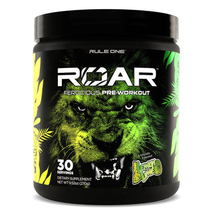 Rule 1 R1 Roar, Lemon Lime - 9.52 oz - Pre-Workout Powder - with Creatine, Beta-Alanine Rule 1 Proteins