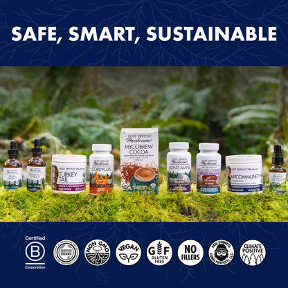 Host Defense Mushrooms Lion's Mane - Brain Health Support Supplement for Focus & Memory Function - Immune & Nervous System Support Supplement- 30 Capsules Host DefenseBuy Supplements Australia
