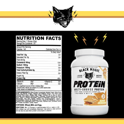 Worldwide Nutrition Bundle, 2 items: Black Magic Multi-Source Protein Powder - Whey Worldwide Nutrition