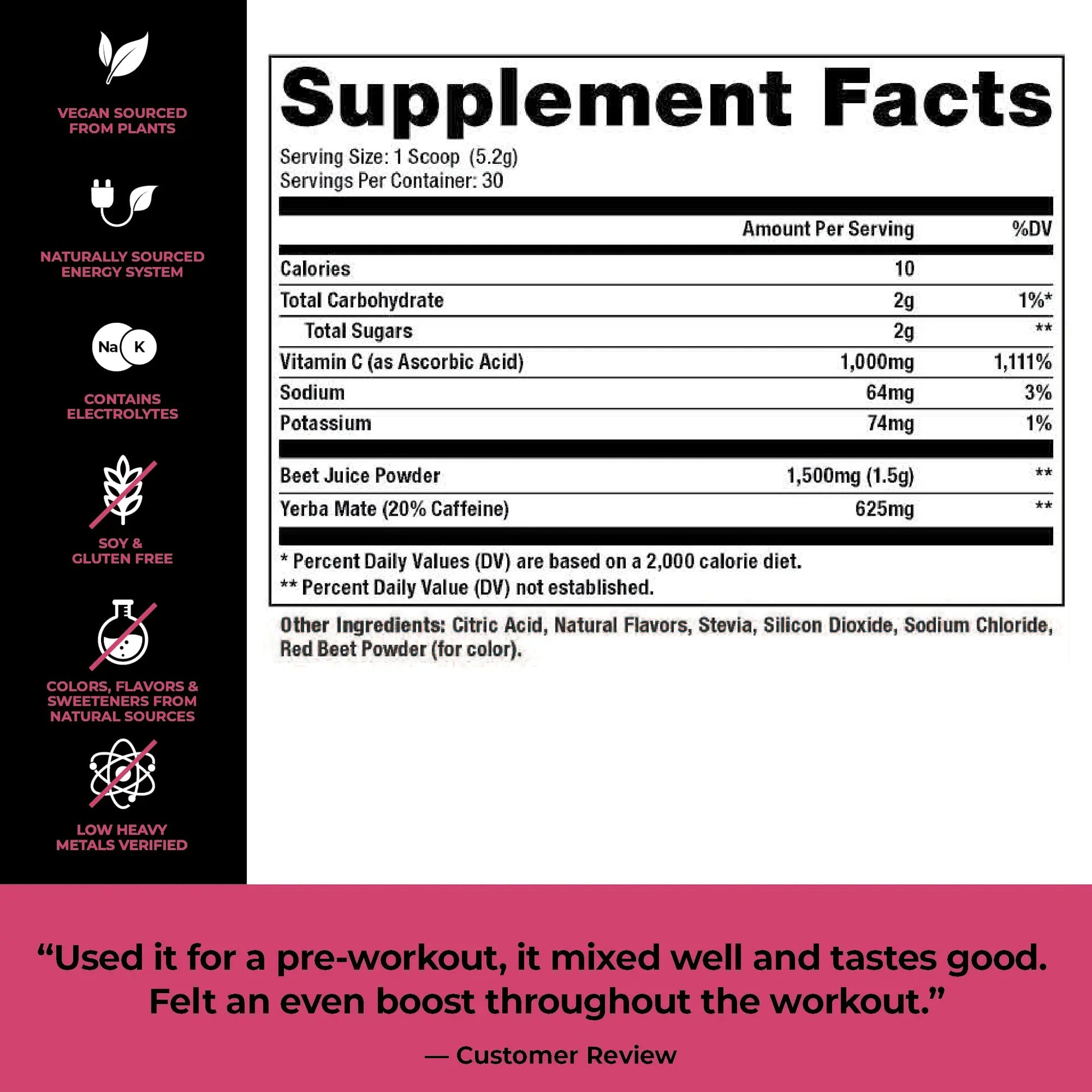 Nutrology Beet Active, Natural Pre-Workout Powder, Supports Energy, Endurance & Nitric Nutrology