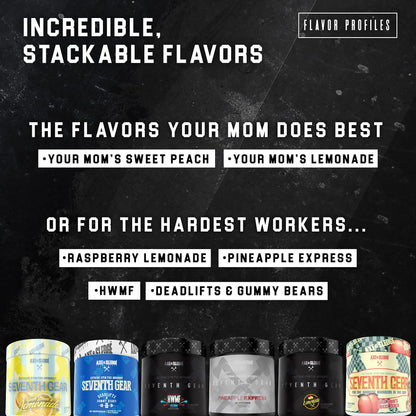 Axe & Sledge Supplements Seventh Gear Extreme Stimulant-Based Pre-Workout with TeaCrine Axe & Sledge