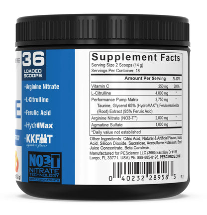 PEScience High Volume + Prolific Pre-Workout Stack, Powerful Nitric Oxide & Energy PEScience