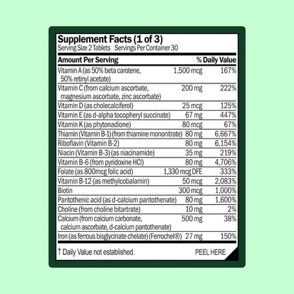 WellWithAll Women’s Multivitamin | Daily Supplement with Essential Vitamins, Minerals & Iron | Supports Immunity, Heart Health, Bone Health, Energy & Mood | Major Allergen - Free | 60 Tablets WellWithAll buy supplements Au