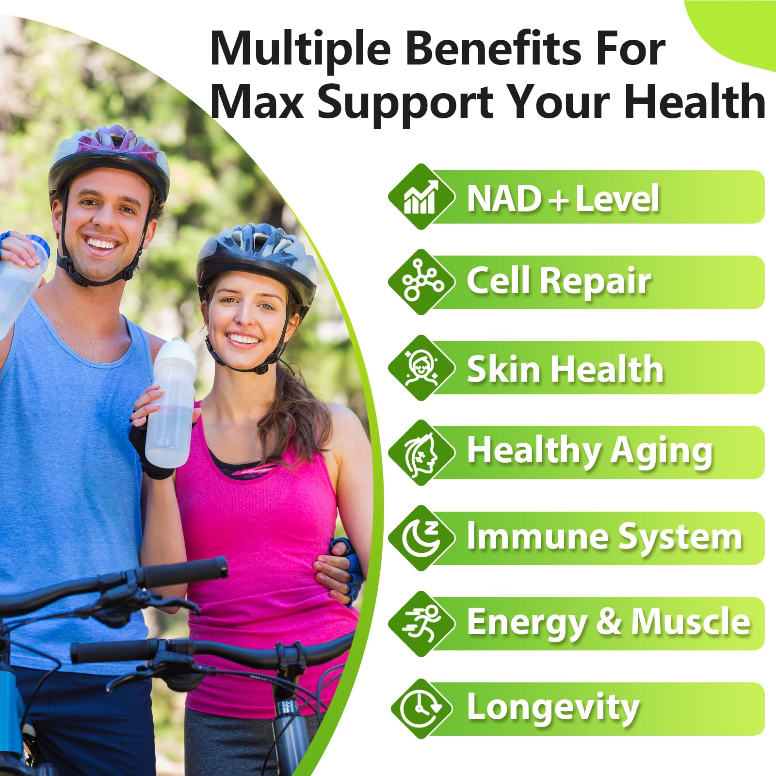 Sublingual NMNH 500mg (Dihydronicotinamide Mononucleotide) (120 Servings, NMNH 500mg per Serving) NAD Supplement to Boost NAD Levels as We Age, for Anti-Aging, Energy, Immunity, Focus - 120 Count UrsinquilBuy Supplements Australia
