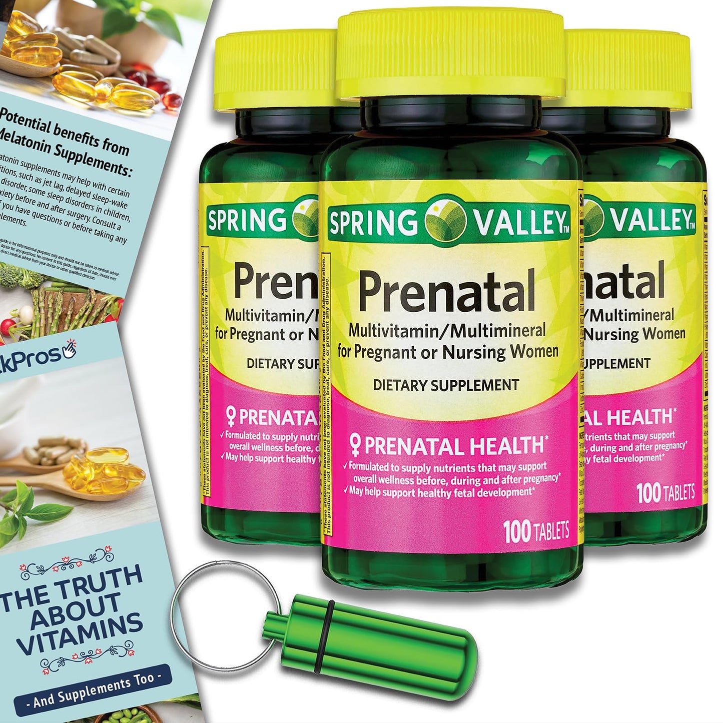 Spring Valley Prenatal Multivitamin/Multimineral for Pregnant and Nursing Women Dietary Supplement ClickPros