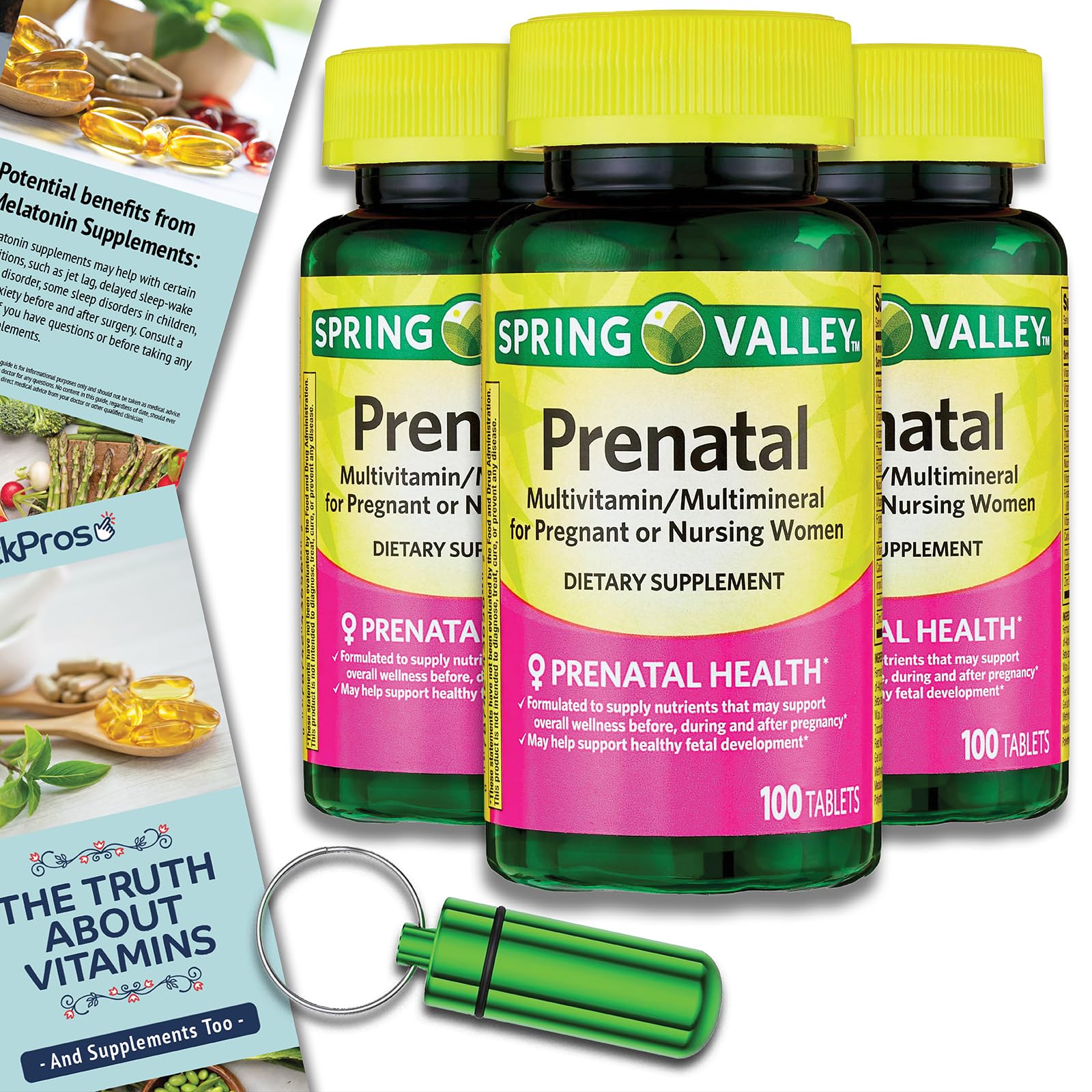Spring Valley Prenatal Multivitamin/Multimineral for Pregnant and Nursing Women Dietary Supplement ClickPros