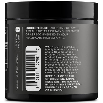 Toniiq Triple-Strength 600mg Rhodiola Rosea - 120 Capsules - 5% Salidroside Concentrated Extract - Highly Purified and Bioavailable Toniiq buy supplements Au