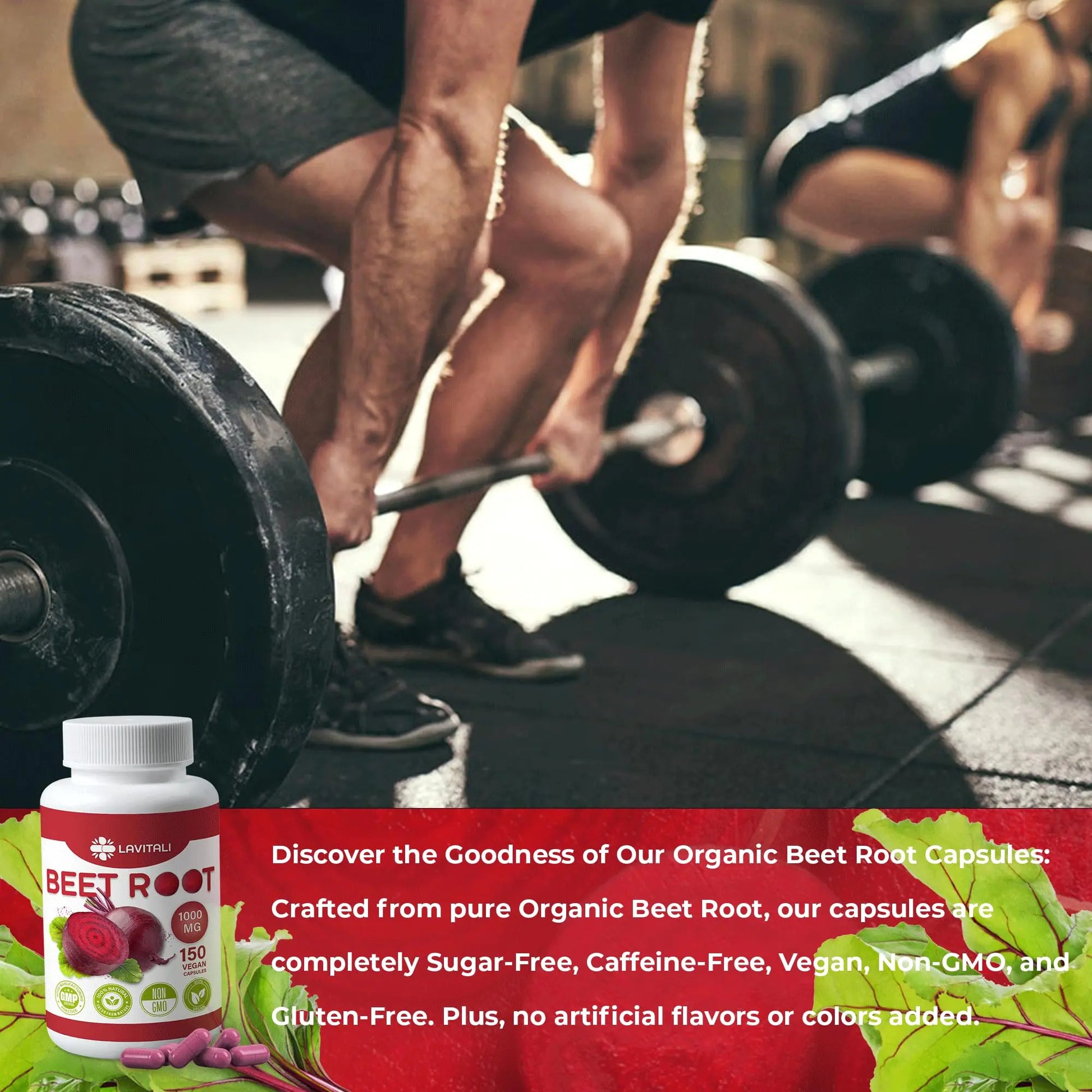 LaVitali 275 Beet Root Extract Capsules, 1000mg per Serving, High Concentrated Herbal LaVitali