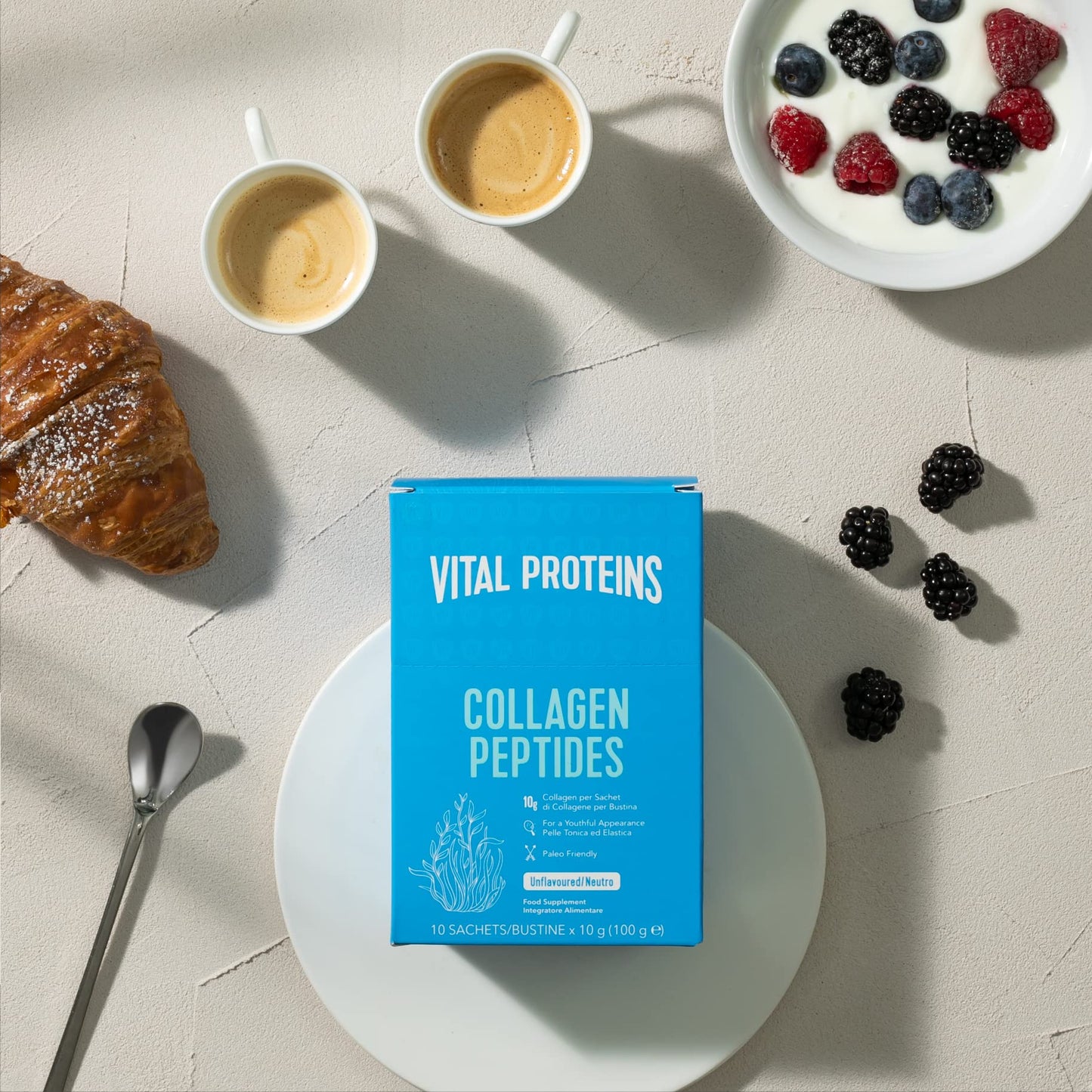 Vital Proteins Collagen Peptides Powder Supplement Travel Packs Unflavored Skin Hair NAI Joint Health 10g per Serving 10 Packets VITAL PROTEINSBuy Supplements Australia