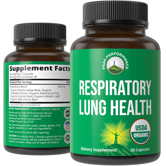 USDA Organic Lung Detox for Smokers and Non Smokers with 6 Top Ingredients. Mullein Leaf, Marshmallow Root, Calendula. Lungs Cleanse for Better Respiratory Health. Lung Support Capsules Supplement Peak PerformanceBuy Supplements Australia