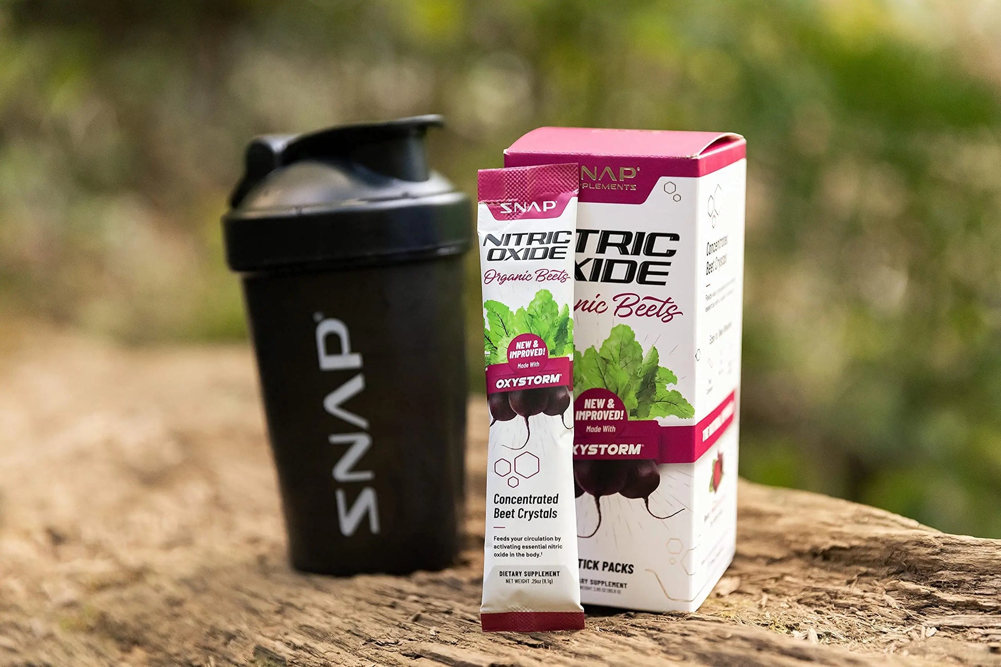 Nitric Oxide + Single Serve Beets (2 Products) Snap Supplements