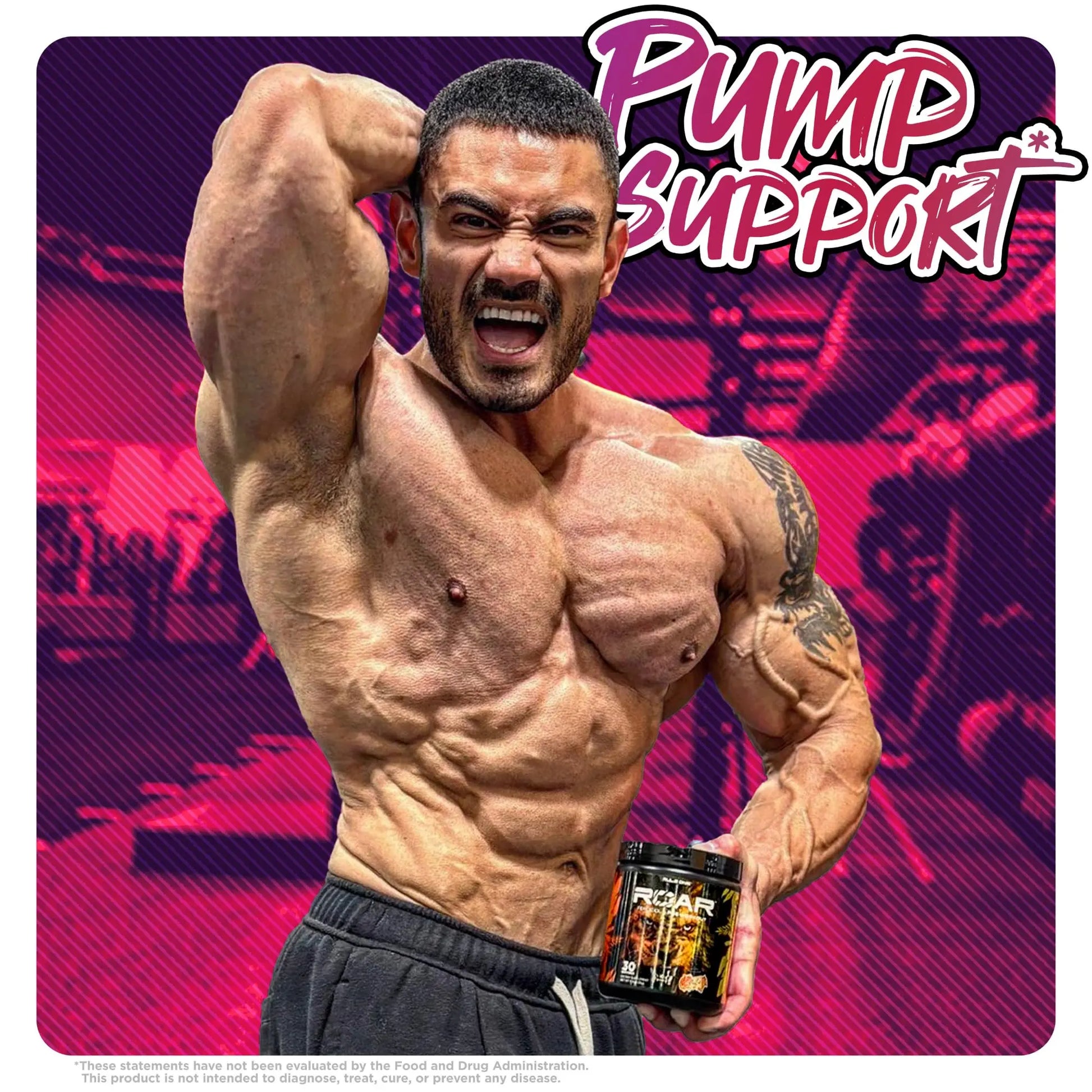 Rule 1 R1 Roar, Wild Grape - 10.05 oz - Pre-Workout Powder - with Creatine, Beta-Alanine Rule 1 Proteins