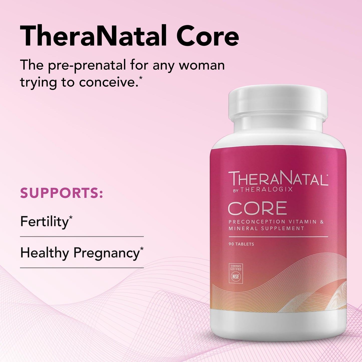 TheraNatal Core + ConceptionXR Reproductive Health Formula Bundle - Preconception Vitamin Theralogix