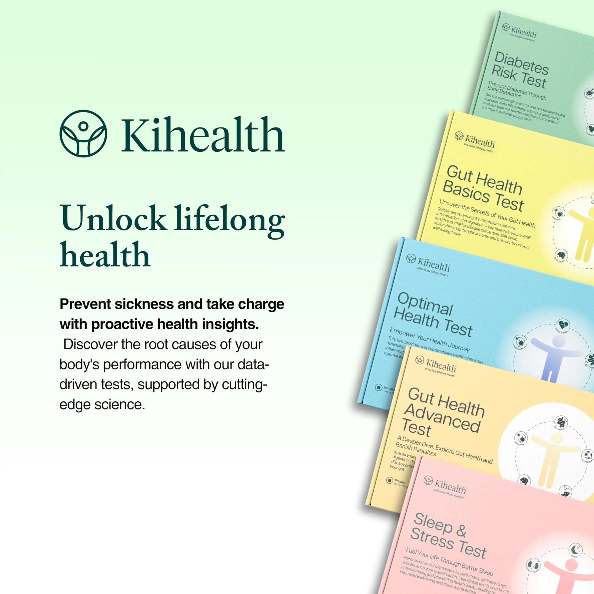 KiHealth – Gut Health Basics Test – at-Home Stool Test for Digestion, Inflammation, and Microbiome Balance – at-Home Kit KihealthBuy Supplements Australia