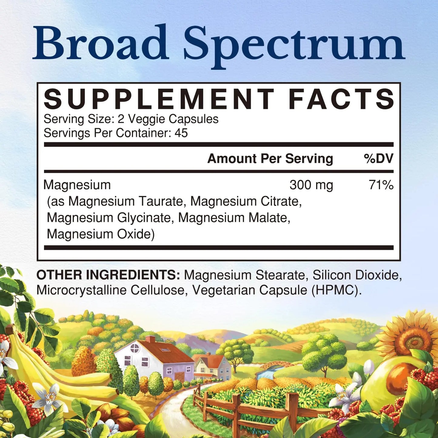 Vitalitown Magnesium Complex Supplement | 300mg Elemental Mag | Magnesium Citrate Glycinate Taurate Malate | Non-GMO, No Gluten, 90 Vegan Magnesio Capsules for Bone Brain Heart Vitalitown buy supplements Au