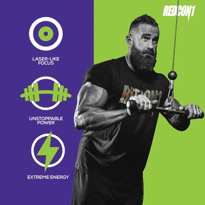 REDCON1 Total War Preworkout - Contains 320mg of Caffeine from Green Tea, Juniper REDCON1