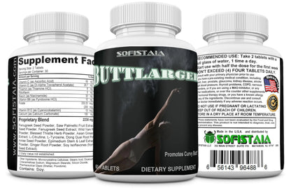 BEAUTIFYEM Sofistaia BUTTLARGER Natural Enhancement Supplement, 60 Tablets, Essential Nutrients for Curves and Confidence BEAUTIFYEM buy supplements Au