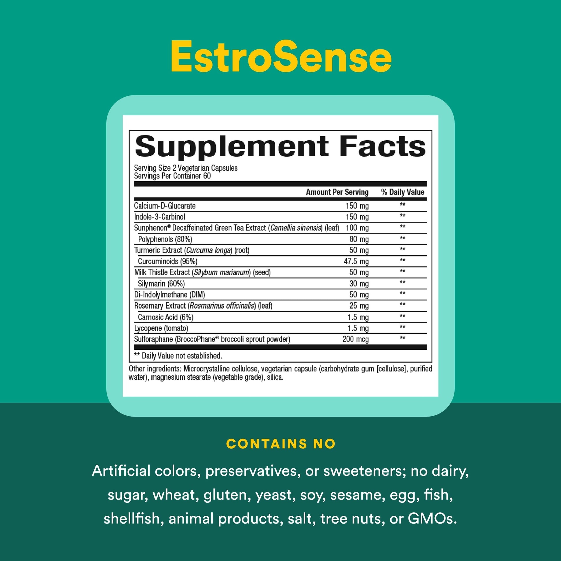 Natural Factors WomenSense EstroSense - Daily Hormonal Balance Support Supplement - Supports Healthy Menstration & Menopause - Non-GMO Natural Supplement - 120 Vegetarian Capsules (60 Servings) Natural FactorsBuy Supplements Australia