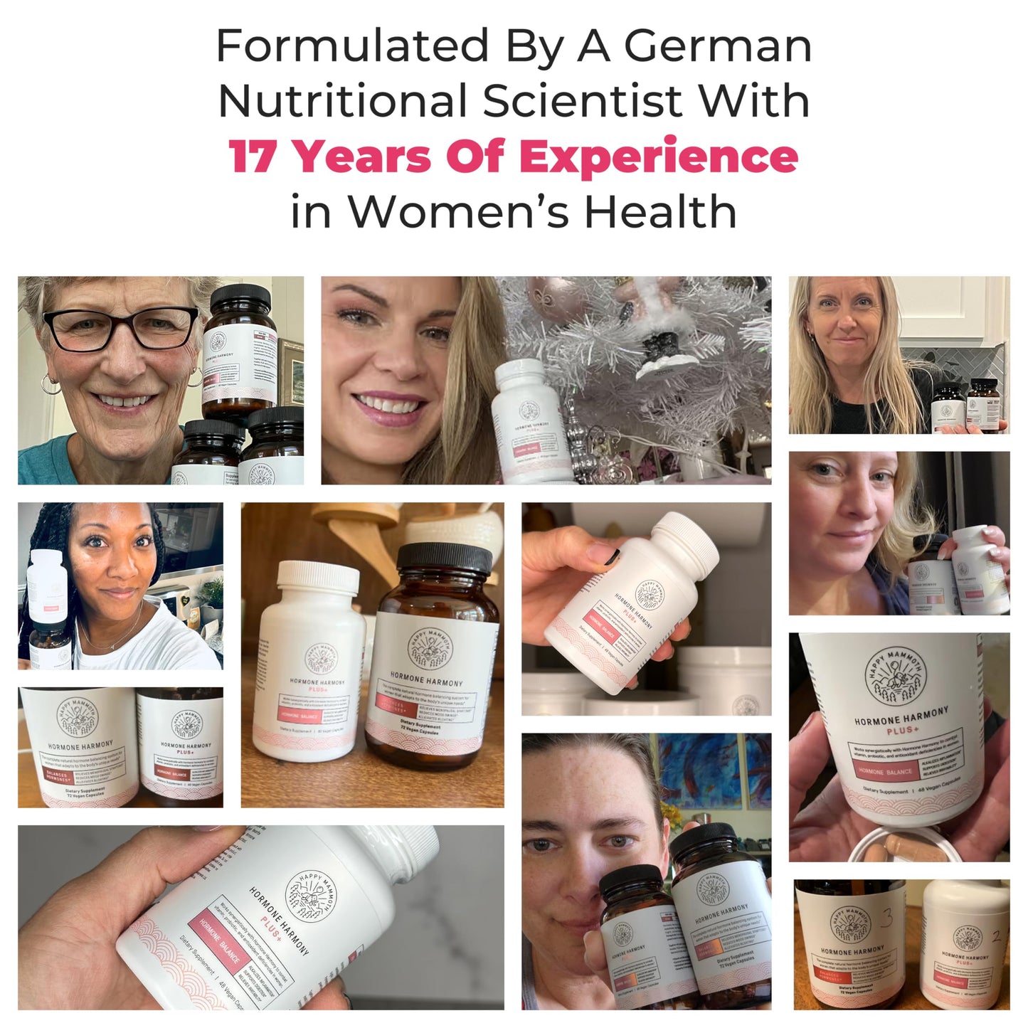 Happy Mammoth Hormone Harmony Plus Booster for Hormone Harmony to Get Even More Hormonal Happy Mammoth