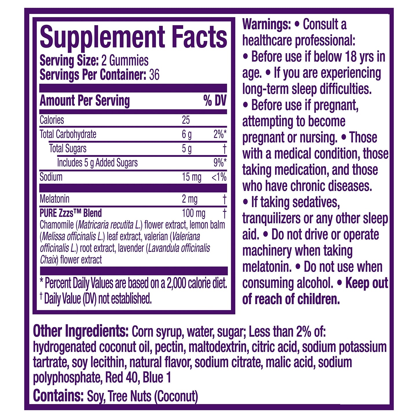 ZzzQuil PURE Zzzs Melatonin Sleep Aid Gummies, Helps You Fall Asleep ZzzQuil