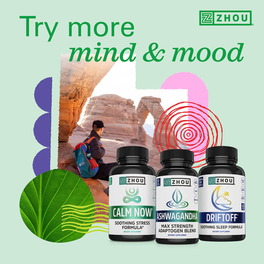 Zhou Neuro Peak Brain Support Supplement | Memory, Focus & Clarity Formula | DMAE ZhouNutrition