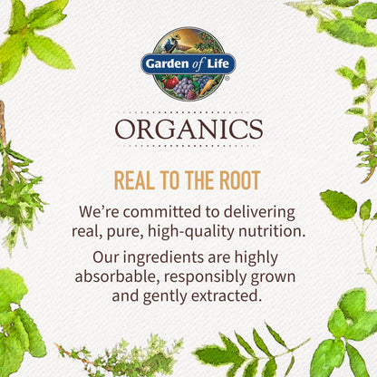 Garden of Life Organics Whole Food Multivitamin for Men 40+ 120 Tablets, Vegan Mens Multi for Health Garden of LifeBuy Supplements Australia